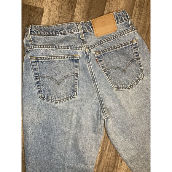 Levi's Denim - VTG 90s Levi's 550 Relaxed Fit Tapered Leg Jeans Red Tab Women's 11 JR M 30X30.5